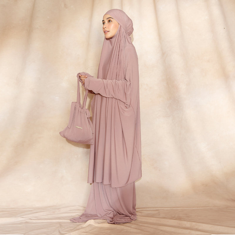 Shameera Prayer Set Series 2 in Wheat (Lozy x Hamidah)