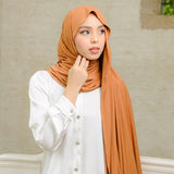 Tana Shawl (Pashmina Kaos Rayon) Terracotta