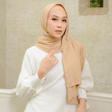 Tana Shawl (Pashmina Kaos Rayon) Beige