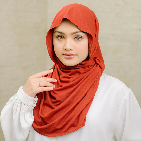 Tana Shawl (Pashmina Kaos Rayon) Brick