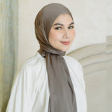 Shadeera Silk Shawl in Taupe Grey (Lozy x Shadira)