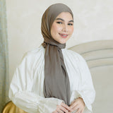 Shadeera Silk Shawl in Taupe Grey (Lozy x Shadira)