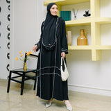 Khansa Abaya Set Black