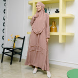 Khansa Abaya Set Mocca