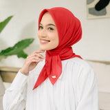 Haraa Voal Plain Red