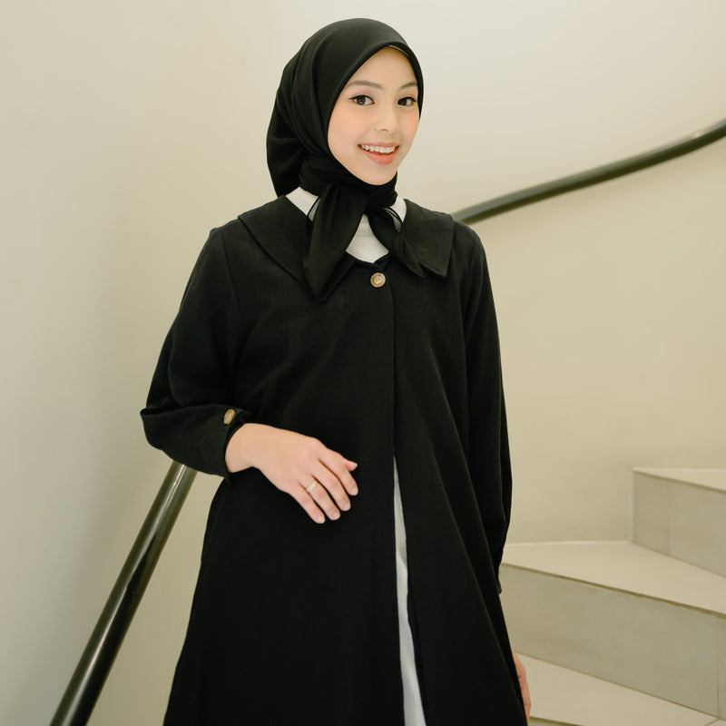 Minee Outer (Outer Linen) Black