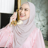 Yure Inner Shawl Nude Cream (Pashmina Ceruti Babydoll)