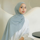 Daira Classic Shawl Blue Pastel