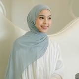 Daira Classic Shawl Blue Pastel