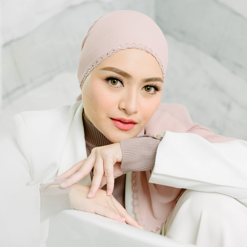 Daira Classic Shawl Soft Pink