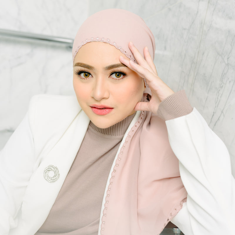 Daira Classic Shawl Soft Pink