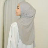 Tana Oval Shawl Grey