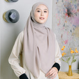 Mima Syari Lasercut Grey Cream