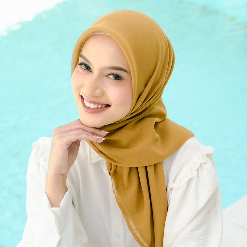 Seza Square (Hijab Paris Premium) Harvest Gold