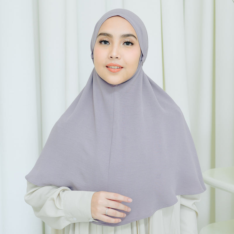 Biyya Instan (Bergo Crinkle) Lavender