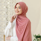 Tana Shawl (Pashmina Kaos Rayon) Mulberry