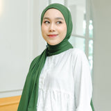 Tana Shawl (Pashmina Kaos Rayon) Green