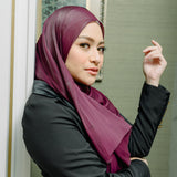 Yora Silk Shawl Ruby Wine