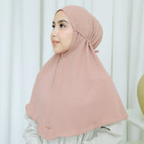 Biyya Instan (Bergo Crinkle) Peach Pearl