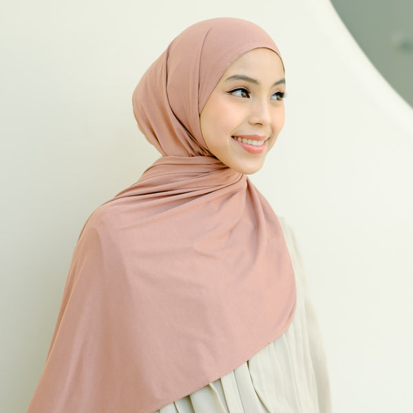 Tana Shawl (Pashmina Kaos Rayon) Brown Sugar