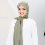 Bawal Instan Shawl Tali (Pashmina Tali Ceruti Babydoll) Natural