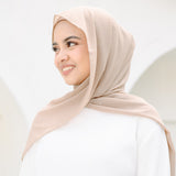 Yure Inner Shawl Soft Nude (Pashmina Ceruti Babydoll)