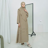 Khansa Abaya Set Hazelnut