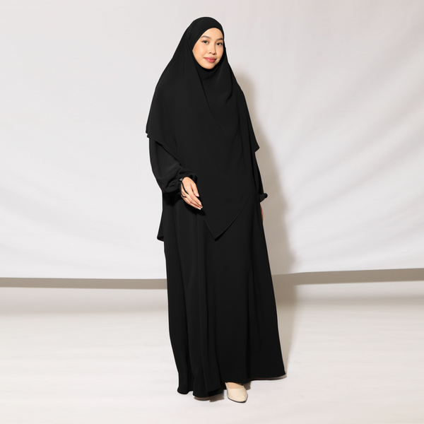 Fatima Abaya Set Black