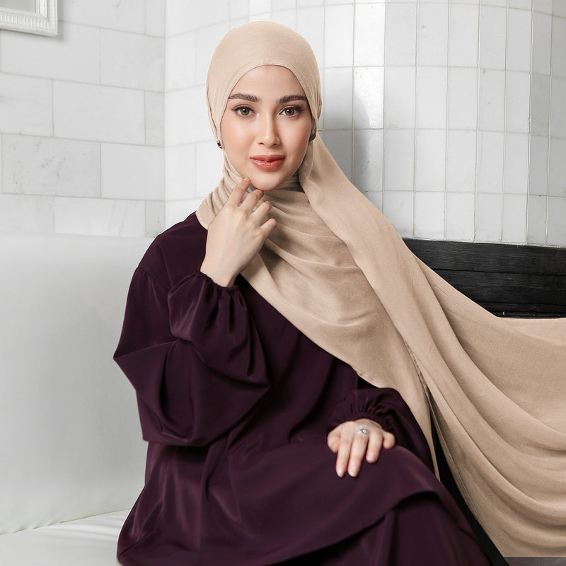 Pashmina Viscose Nour Shawl  Lozy x Lesti Warm Beige New