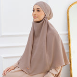 Halima French Khimar Wheat