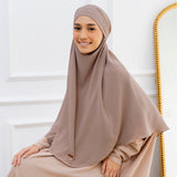 Halima French Khimar Wheat