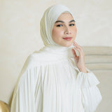 Shadeera Silk Shawl in White (Lozy x Shadira)