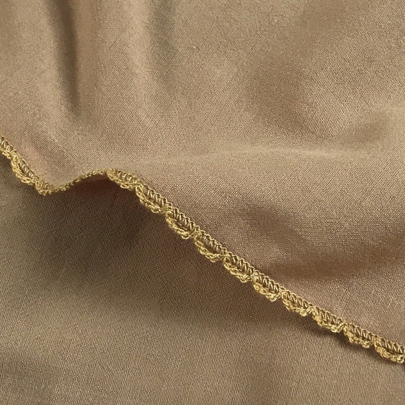 Embroidery Signature Square Mustard