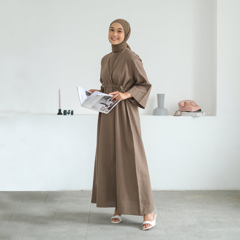 Luna Dress Soft Brown