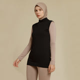 Inner Shirt Sleeveless (Manset Tanpa Lengan) Black