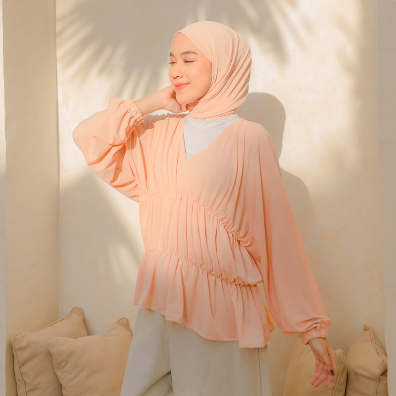 Kenura Blouse Peach