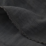 Embroidery Signature Shawl Black