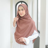 Detaa Square Syari (Hijab Segiempat Syari) Brown Sugar