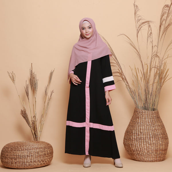 Kamilah Dress (Gamis Syari Wanita) Black