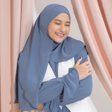 Zeera Shawl in Denim (Lozy x Nadzira)