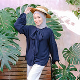 Lona Blouse Navy