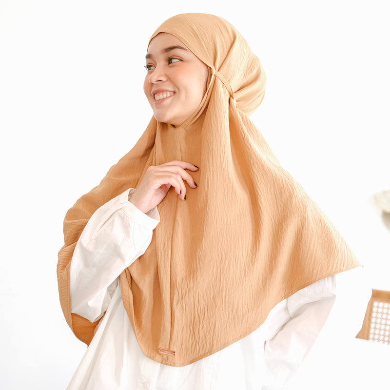 Biyya Instan (Bergo Crinkle) Caramel