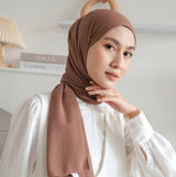 Bawal Shawl (Pashmina Ceruti Babydoll) Dark Brown