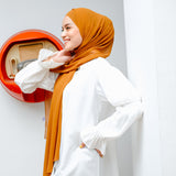 Bawal Shawl (Pashmina Ceruti Babydoll) Terracota