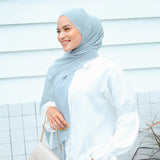 Bawal Shawl Blue Grey