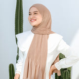 Bawal Pleats Shawl (Pashmina Plisket) Soft Nude