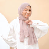 Bawal Pleats Shawl (Pashmina Plisket) Peony