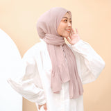 Bawal Pleats Shawl (Pashmina Plisket) Peony