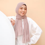 Bawal Pleats Shawl (Pashmina Plisket) Peony