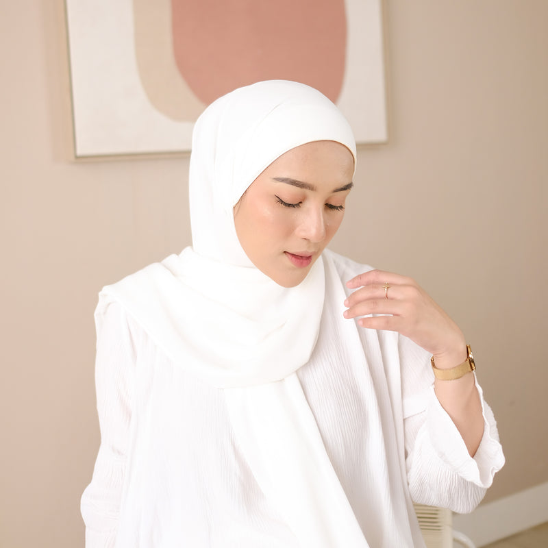 Bawal Inner Shawl Broken White